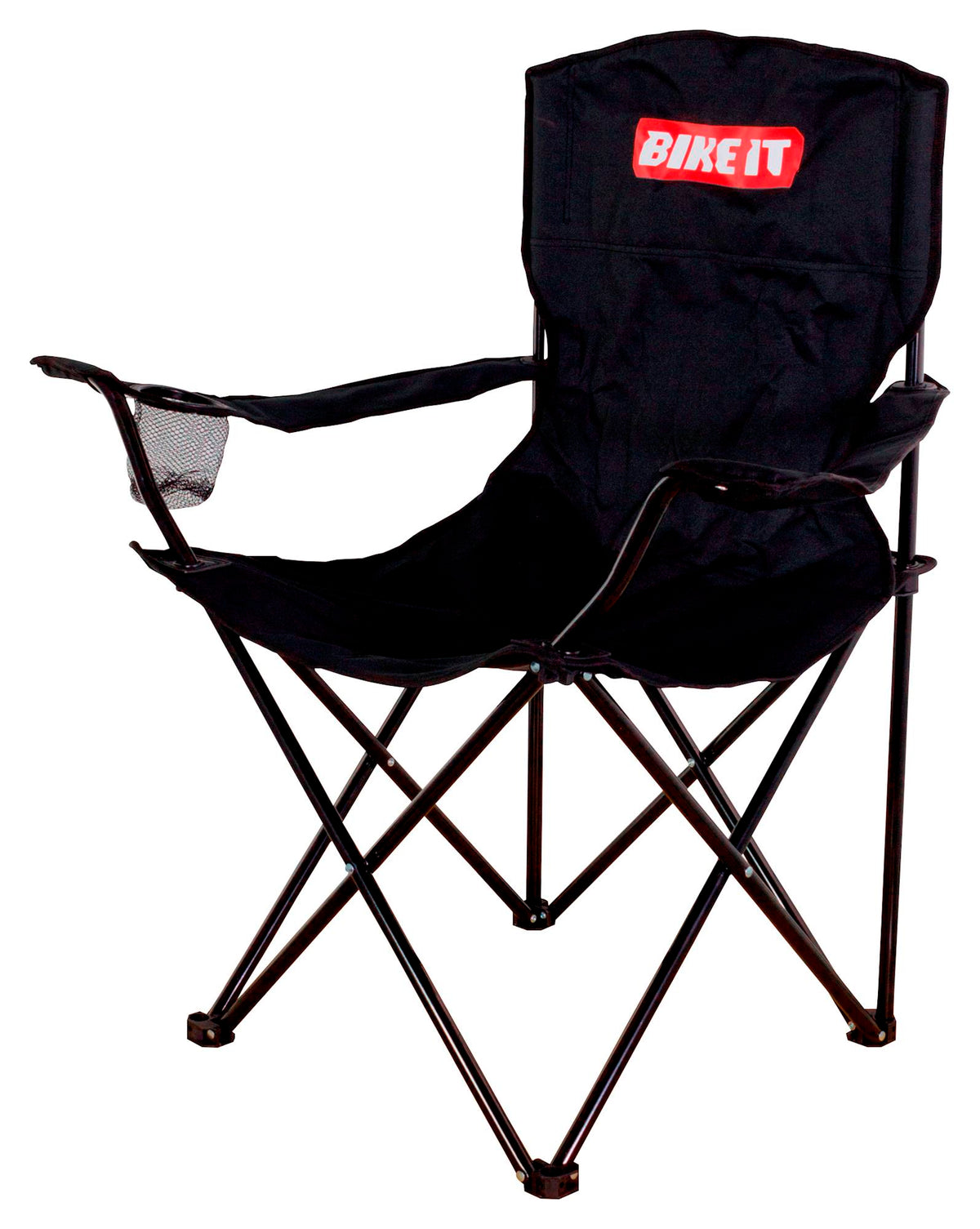 Bike It Black Motorcycle Event Chair Trackday Paddock Workshop Seating