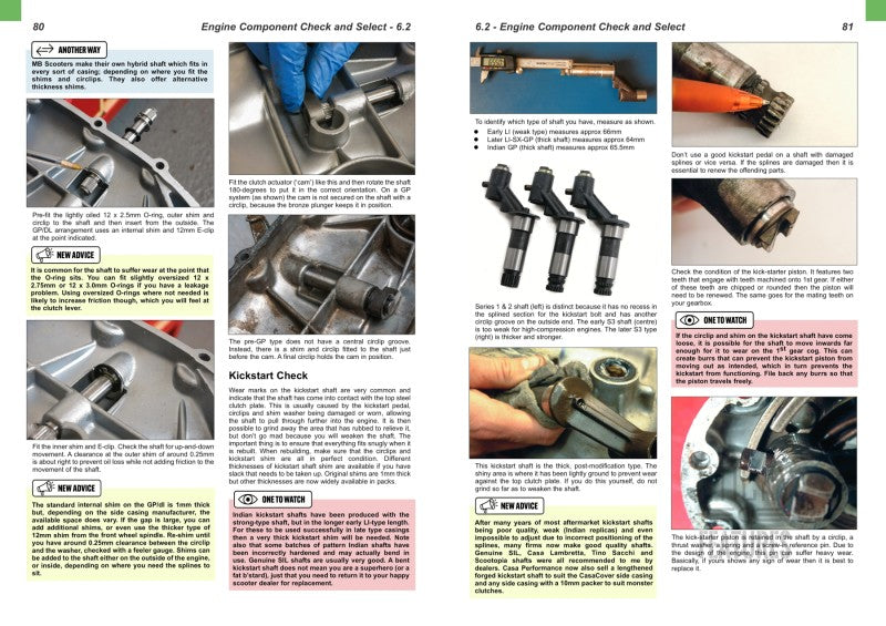 Manual Lambretta Fourth Edition Stickys Workshop Guide