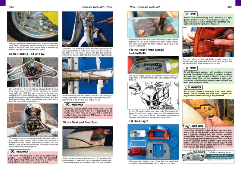 Manual Lambretta Fourth Edition Stickys Workshop Guide