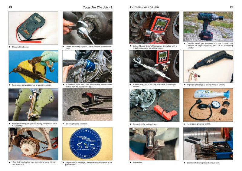 Manual Lambretta Fourth Edition Stickys Workshop Guide