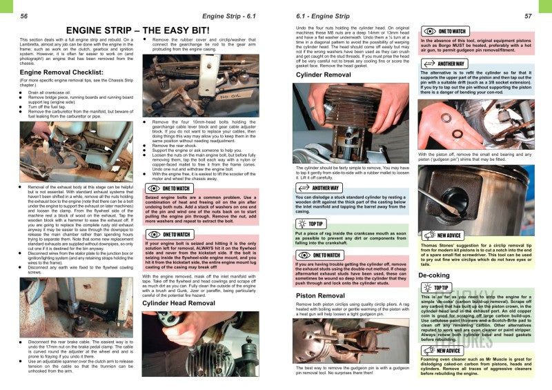 Manual Lambretta Fourth Edition Stickys Workshop Guide