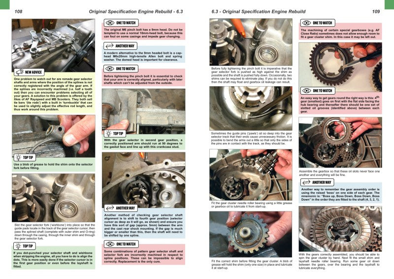 Manual Lambretta Fourth Edition Stickys Workshop Guide