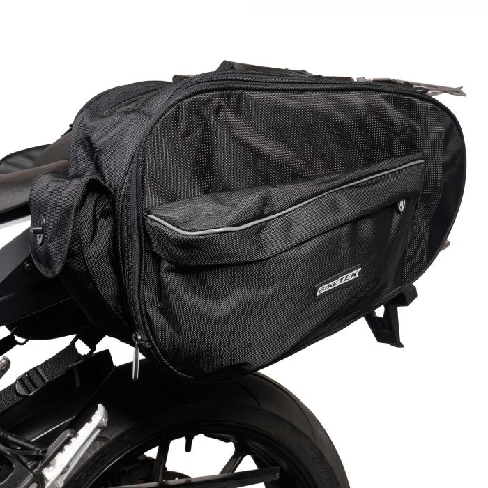 BikeTek Urbano Soft Motorcycle Panniers Saddle Bags