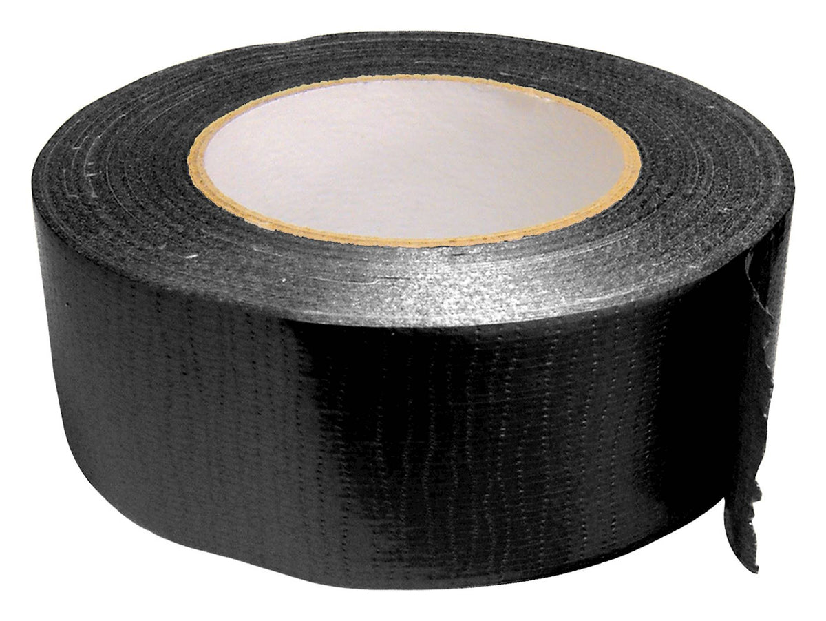 Bike It Black Cloth Motorcycle Duct Tape 50mm x 50m Roll