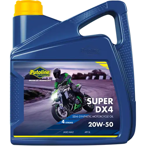 Putoline Super DX4 20W50 Semi Synthetic 4 Stroke Oil 4 Litre