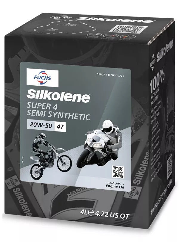 SILKOLENE SUPER 4 20W/50 4L CUBE