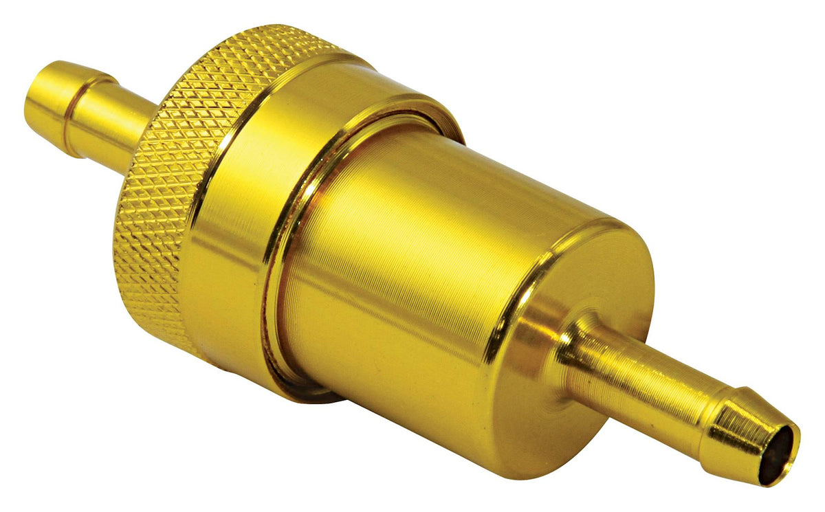 Original Anodised Gold 6mm Fuel Filter