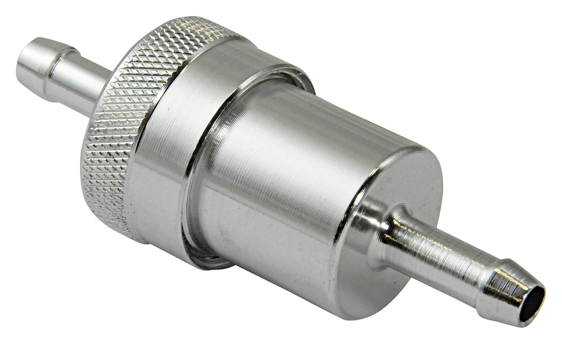 Motorcycle Chrome Inline Fuel Filter 6mm