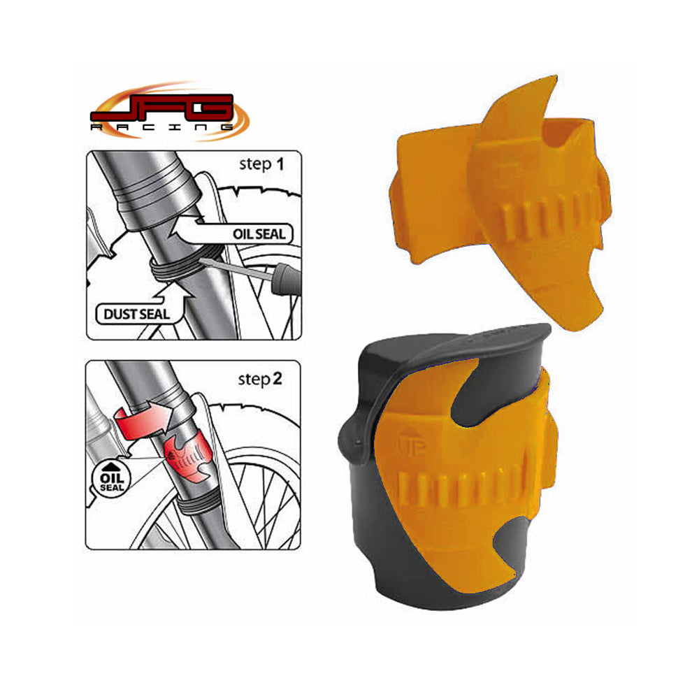 Bike It Orange Motorcycle Fork Seal Saver Cleaning Tool