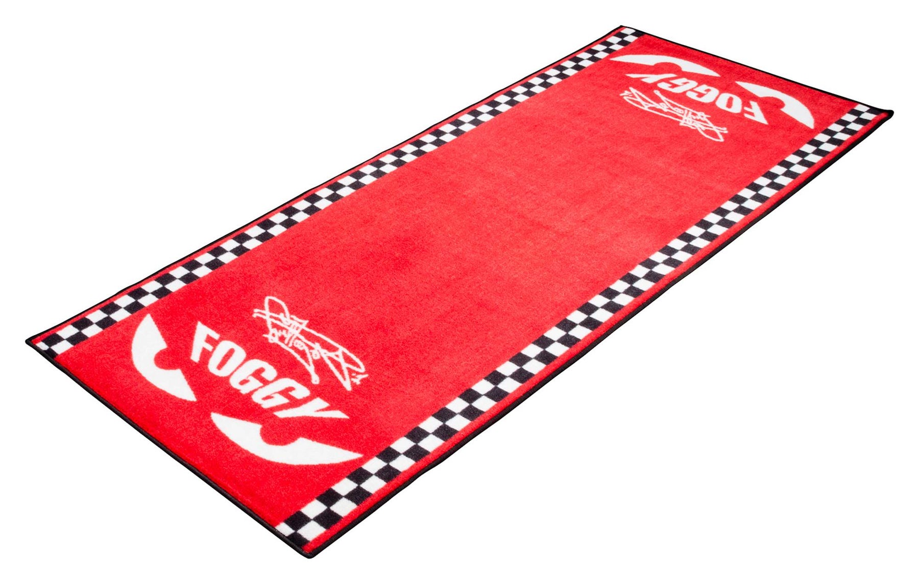 Carl "Foggy" Fogarty Eyes Garage Mat 190 X 80cm