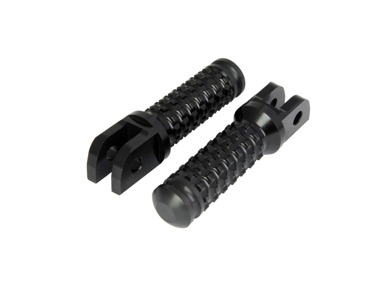 BikeTek Ally Footpegs With Slider (Pair) Suzuki Front Black SU11F