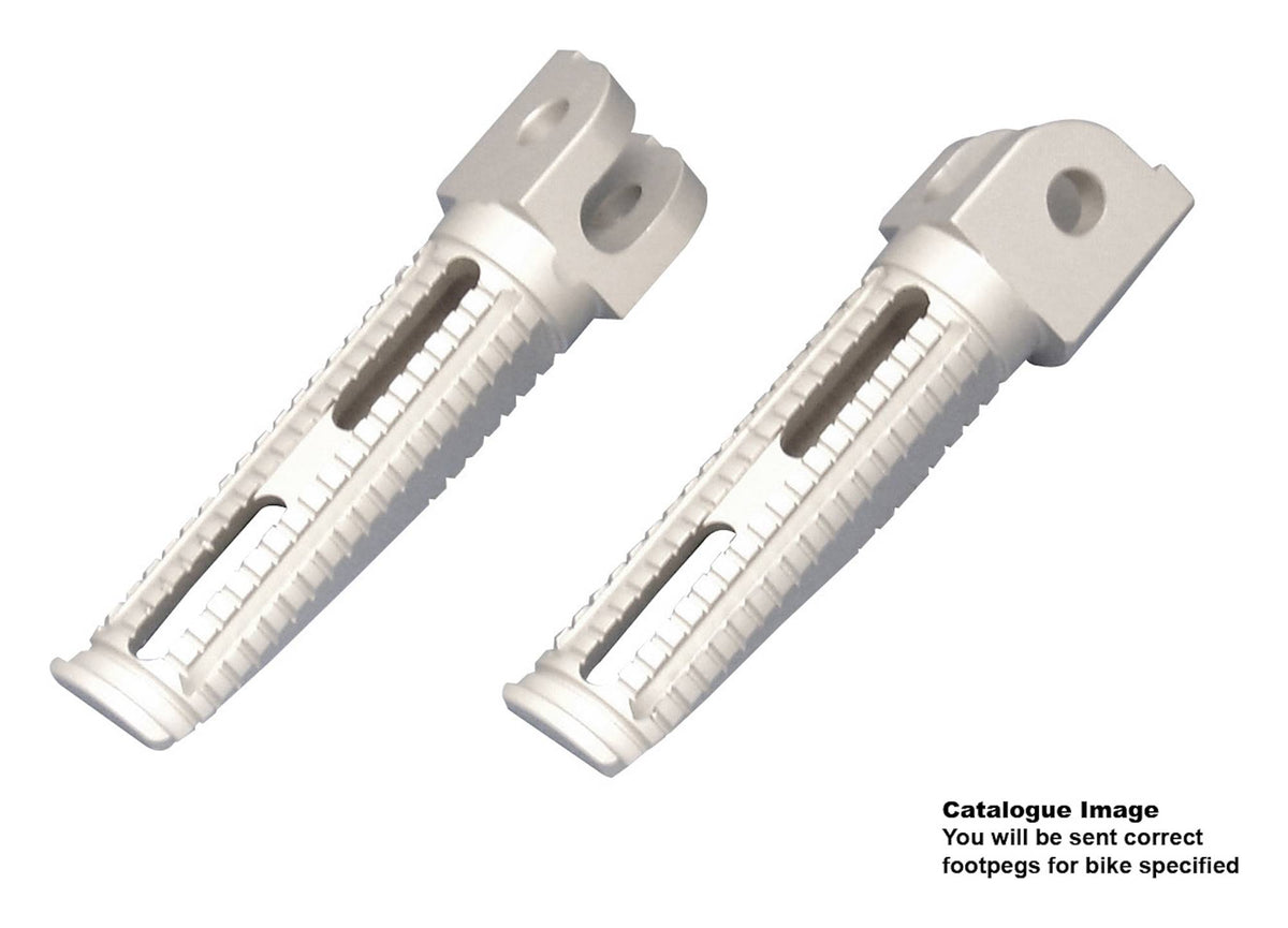 BikeTek Billet Aluminium Race Pegs Yamaha Pillion Alloy #160AL