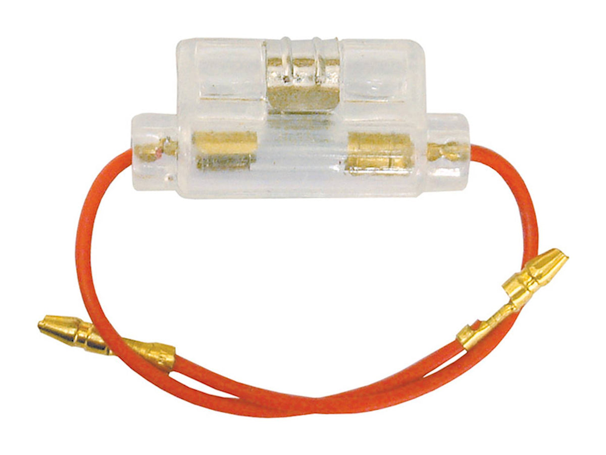Bike It Motorcycle Piggy Back Inline Fuse Holder Set With Spare Fuse