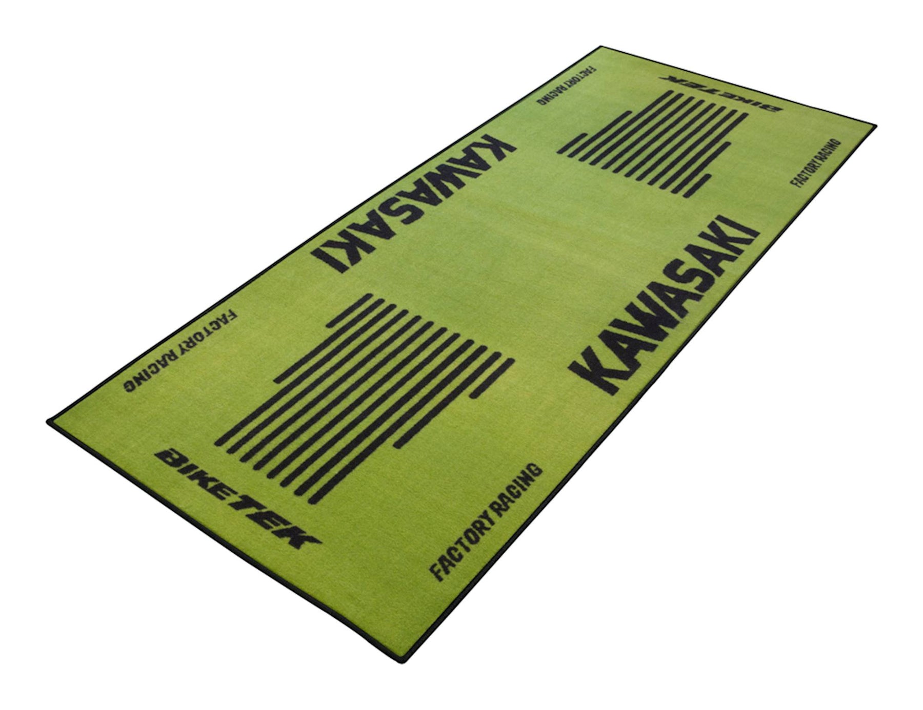 BikeTek Series 3 Kawasaki Logo Garage Mat 190x80cm