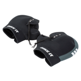Bike It Neoprene Motorcycle Handlebar Boxer Bar Muffs Black Grey