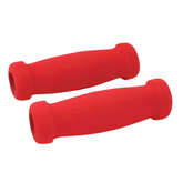 Bike It Foam Motorcycle Handlebar Grips Red