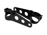 Bike It Standard Black Motorcycle Headlight Brackets 30-38mm