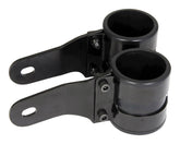 Bike It Black Stealth Headlight Bracket 30–32mm Universal Motorcycle