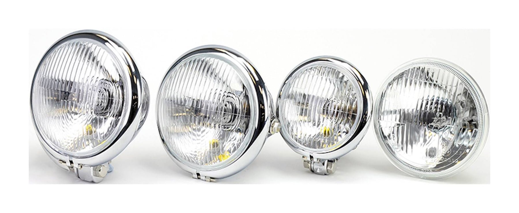 Inner Unit For Bates Style 5.5 Inch Motorcycle Headlight Left Dip - Beedspeed