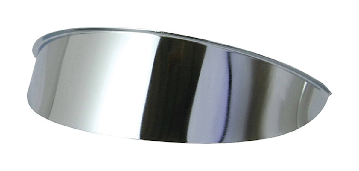 Bike It Chrome Bates Style Motorcycle Headlight Visor 5.75 Inch - Beedspeed
