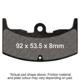 EBC Brakes Organic Pads - FA080