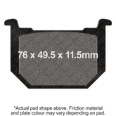 EBC Brakes Organic Pads - FA051