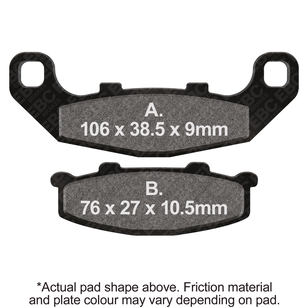 EBC Brakes Organic Pads - FA141