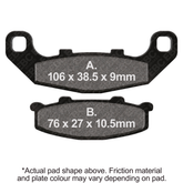 EBC Brakes Organic Pads - FA141