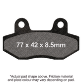 EBC Brakes Organic Pads - FA086/2