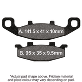 EEBC Brakes Double-H Sintered Pads - FA129HH