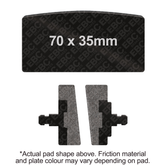 EBC Brakes Vee Semi-Sintered Pads - FA022V