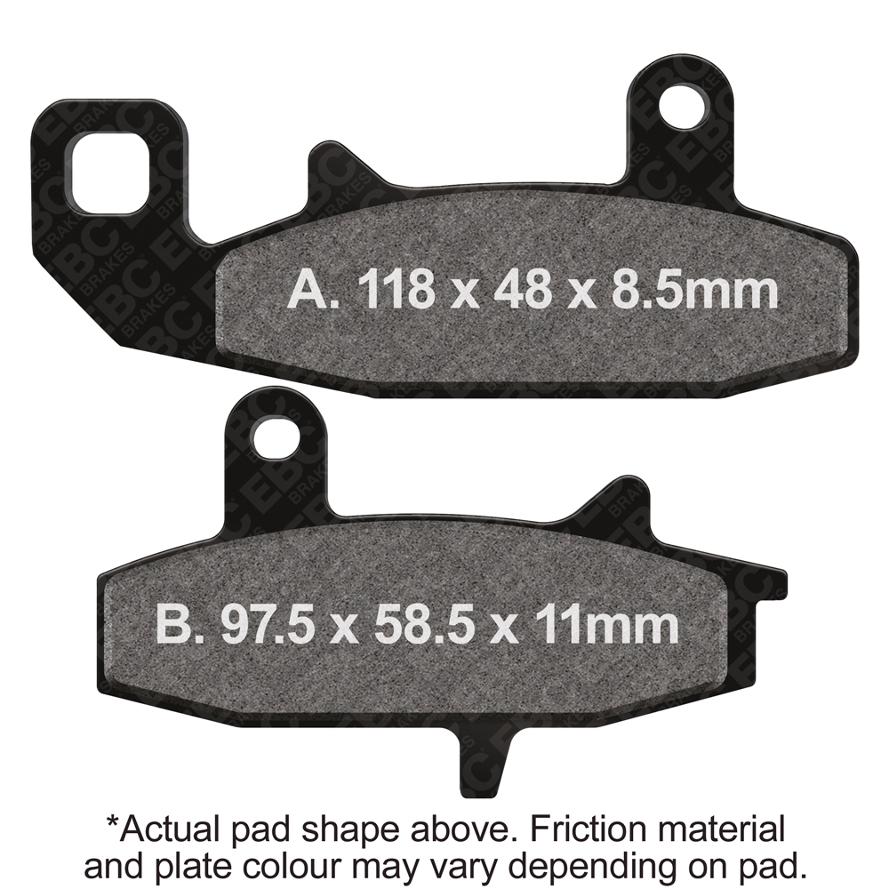 EBC Brakes R Series Heavy Duty Sintered Pads - FA147R