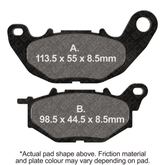 EBC Brakes Sintered Race Brake Pads - GPFAX663HH