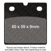 EBC Brakes Organic Pads - FA077