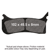 EBC Brakes Extreme Pro Sintered Pads - EPFA406HH