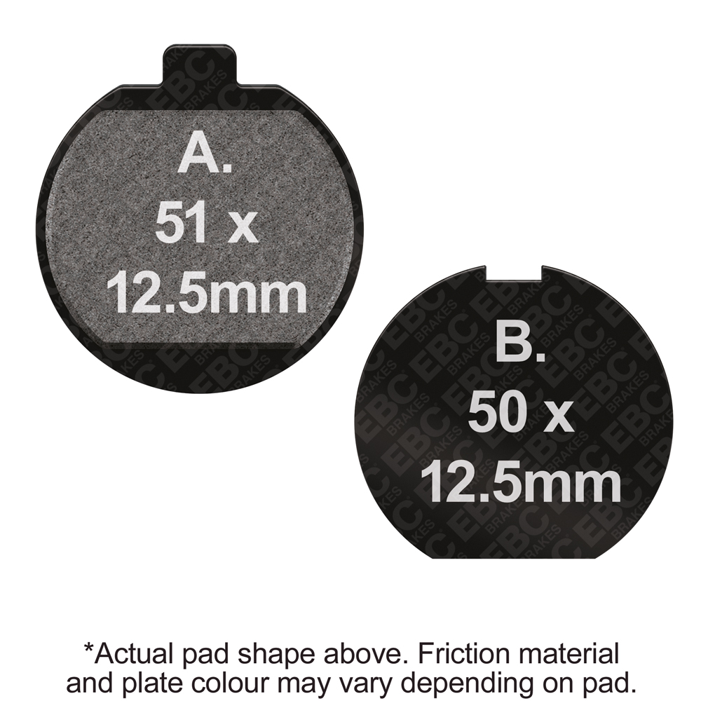 EBC Brakes Organic Pads - FA037