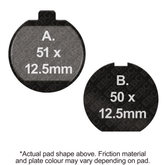 EBC Brakes Organic Pads - FA037