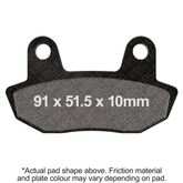 EBC Brakes Organic Pads - FA090
