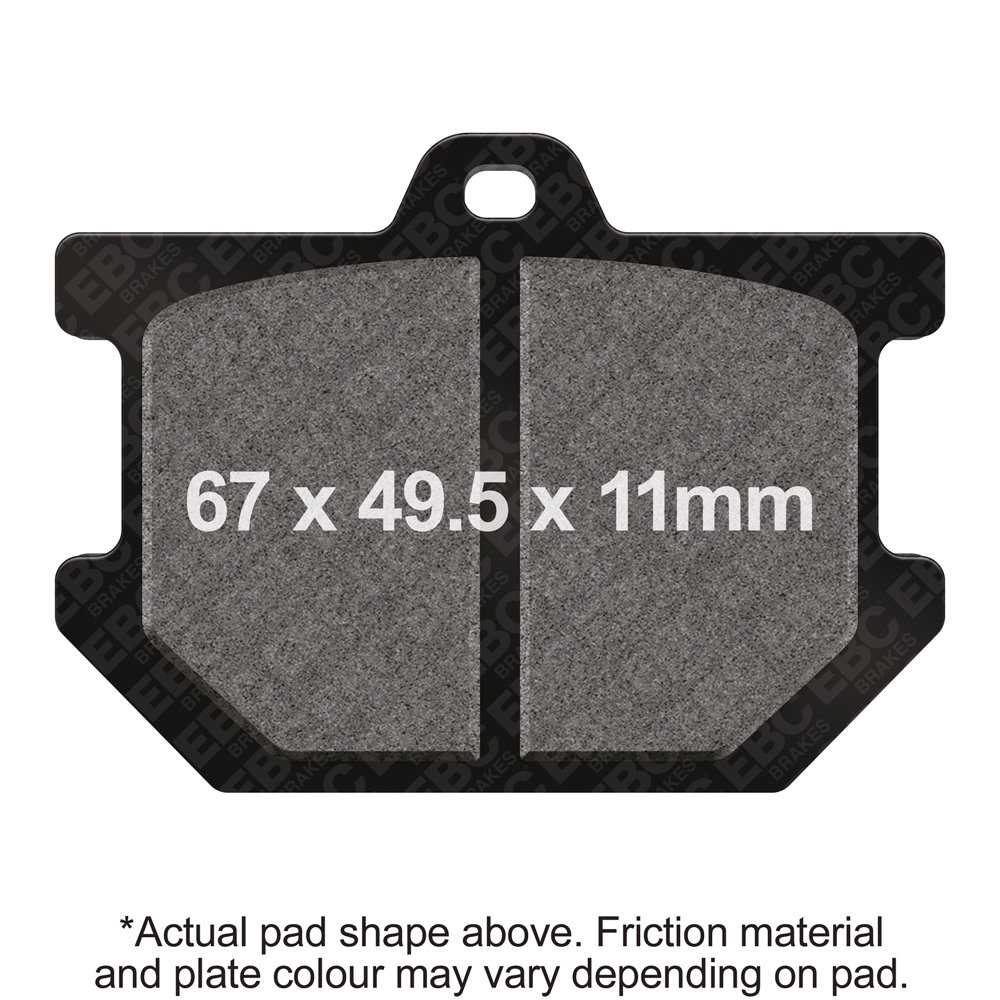 EBC Brakes Vee Semi-Sintered Pads - FA034V
