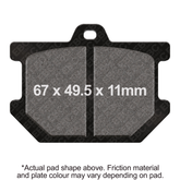 EBC Brakes Vee Semi-Sintered Pads - FA034V