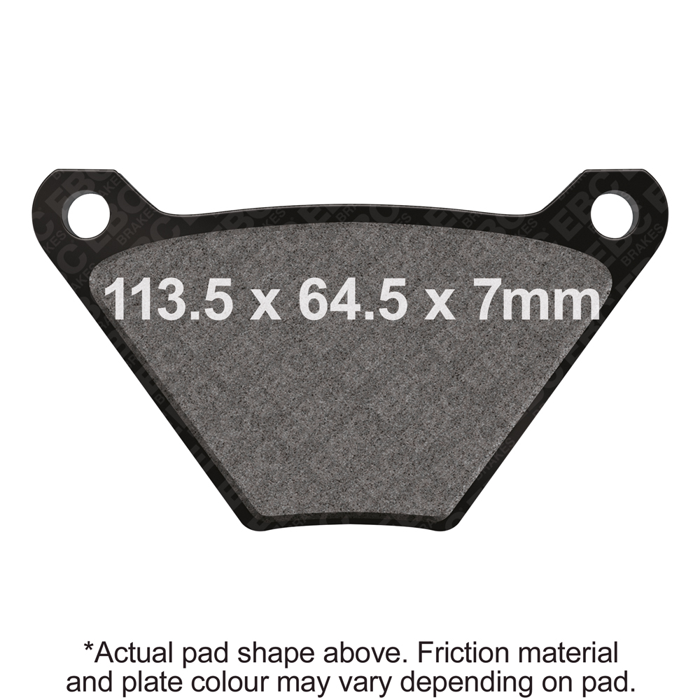 EBC Brakes Vee Semi-Sintered Pads - FA024/2V