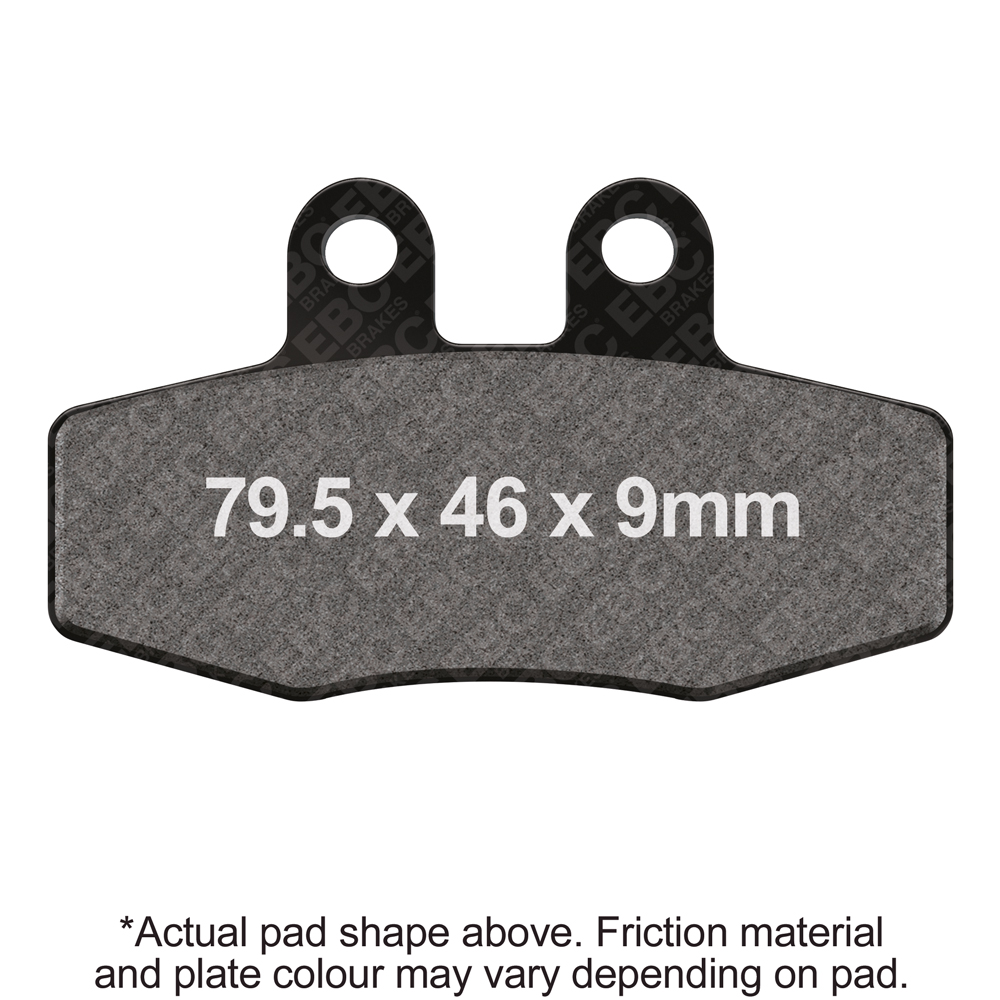 EBC Brakes R Series Heavy Duty Sintered Pads - FA132R