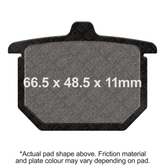 EBC Brakes Organic Pads - FA029