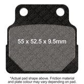 EBC Brakes Organic Pads - FA122