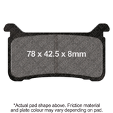 EBC Brakes Sintered Race Brake Pads - GPFAX700HH