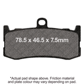 EBC Brakes Sintered Race Brake Pads - GPFAX491HH