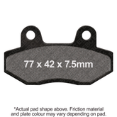 EBC Brakes Organic Pads - FA086