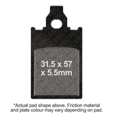 EBC Brakes Organic Pads - FA116