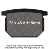 EBC Brakes Organic Pads - FA065