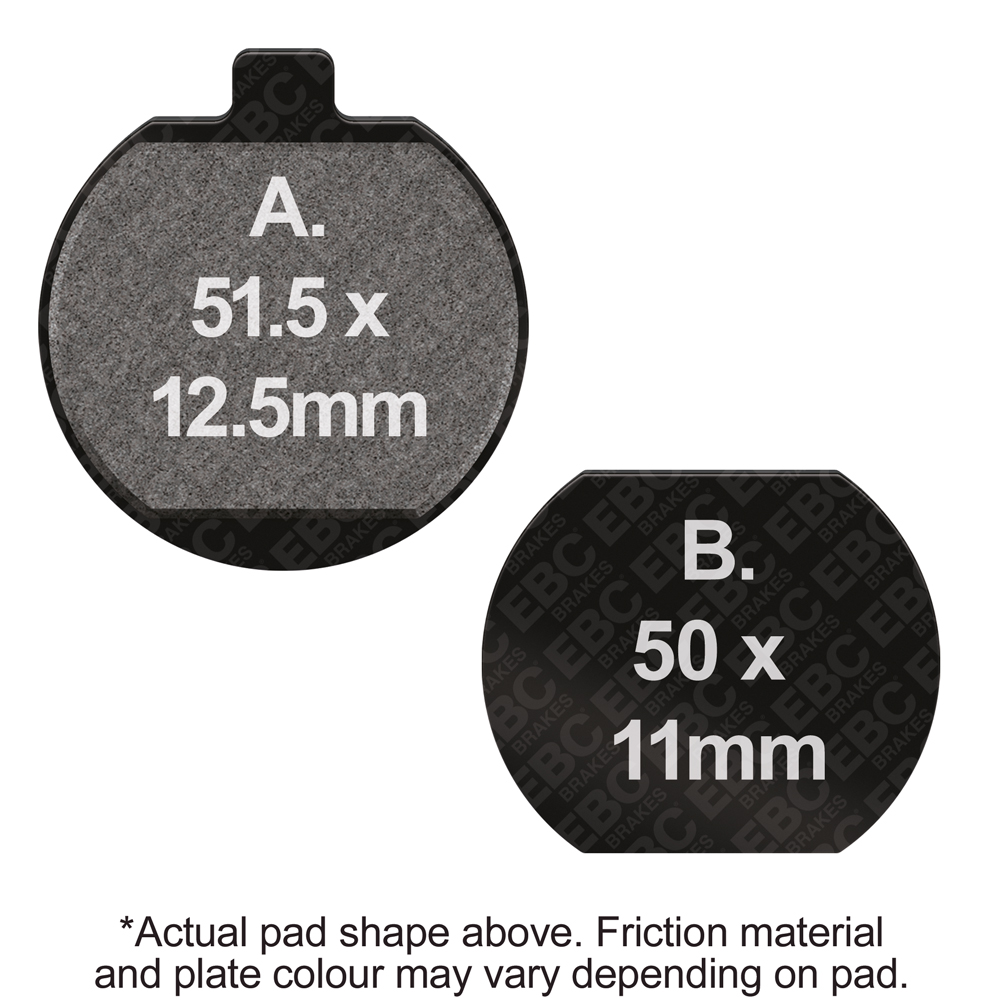 EBC Brakes Organic Pads - FA033